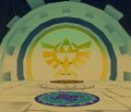 The Royal Crest inside the Islet of Steel from The Wind Waker