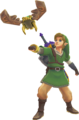Link using the Beetle from Skyward Sword