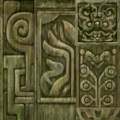 A design from the Forest Temple from Twilight Princess HD, used throughout the Dungeon