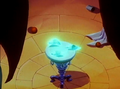 The Triforce of Wisdom broken up into three shards, as seen in the animated series