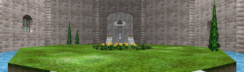 File:OoT Castle Courtyard.png