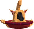 The golden Warship from The Wind Waker