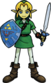 Artwork of Link from Super Smash Bros.