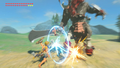 A Lynel fighting with a Lynel Sword in Breath of the Wild