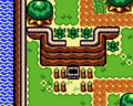 The exterior of the Well from Link's Awakening DX