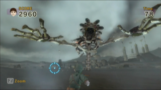 Fossil Stallord Battle screenshot from Link's Crossbow Training