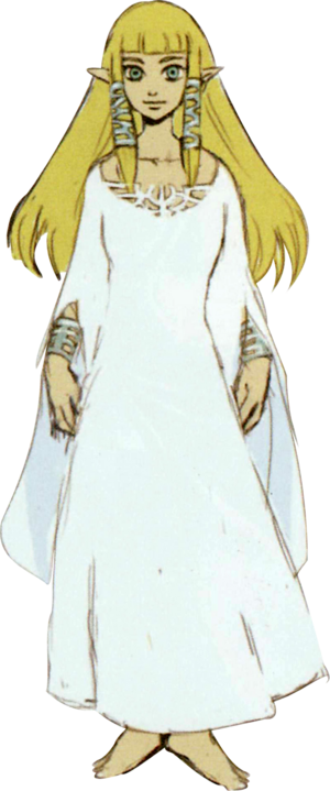 SS Zelda White Dress Concept Art.png