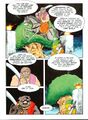 Ganondorf riding his Horse from A Link to the Past comic by Shotaro Ishinomori