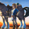 NSO BotW June 2022 Week 1 - Character - Link with Horse.png