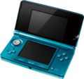 Aqua Blue Nintendo 3DS