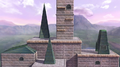 The Hyrule Castle Stage from Super Smash Bros. Ultimate