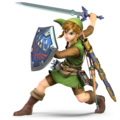Link wearing the Tunic of the Wild from Super Smash Bros. Ultimate