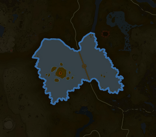 Lake Hylia map from Tears of the Kingdom