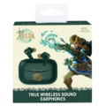 The packaging for the green Earphones