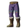 Snowquill Trousers with Purple Dye