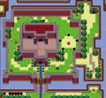 The Kanalet Castle map from Link's Awakening DX