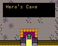 Hero's Cave first room from Oracle of Seasons