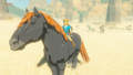 Link riding the Giant Horse
