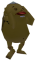 A Goron covering its ears