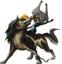 TPHD Wolf Link and Midna Artwork.png