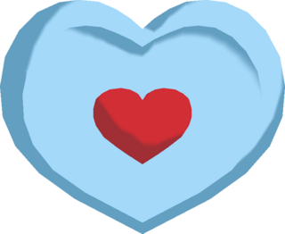 Piece of Heart model from The Wind Waker