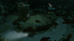 A screenshot of a Relay Base in the Gerudo Highlands Depths