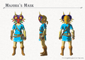 Concept art of Majora's Mask from Breath of the Wild