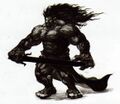 Concept art of Demise from Hyrule Historia