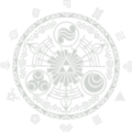 The Crest of Din in the Gate of Time symbol