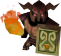 Phantom Zelda as a Torch Phantom, as seen in-game from Spirit Tracks