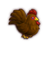 Brown Cucco portrait from Hyrule Warriors