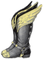 Artwork of the Pegasus Boots from the Link's Awakening guide