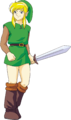 Link as he appears in the Japanese manual of Link's Awakening DX