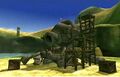 Fyer repairing the Sky Cannon from Twilight Princess