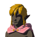 Icon of the Hylian Hood with Peach Dye worn down from Tears of the Kingdom