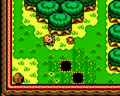The Golden Octorok's location from Oracle of Seasons