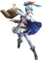 Render of Lana wielding the Spirit's Tome from Hyrule Warriors