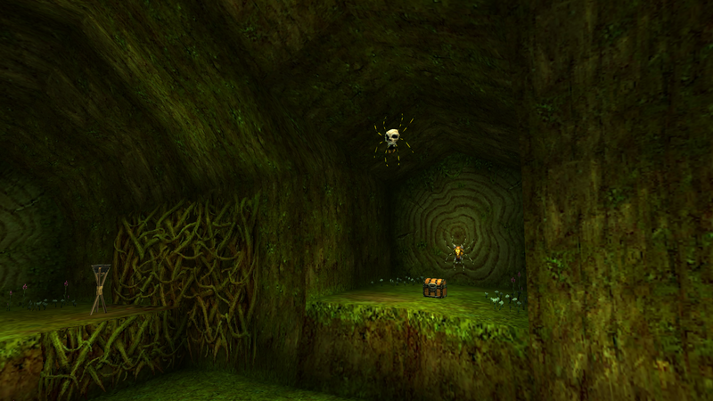 File:OoT3D Inside the Deku Tree Gold Skulltula.png