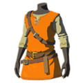 Tunic of the Wild with Orange Dye from Breath of the Wild