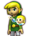 Toon Link and Aryll icon from Hyrule Warriors