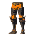 The Ancient Greaves with Orange Dye