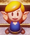 Link wearing the Blue Mail from Link's Awakening for Nintendo Switch