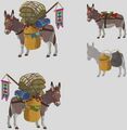 Concept artwork of a Donkey from Breath of the Wild