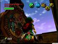The Deku Shield in an early version of Majora's Mask