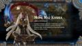 An in-game blurb about Monk Maz Koshia from Hyrule Warriors: Age of Calamity
