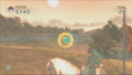 The gold Target, visible after shooting others in the second area