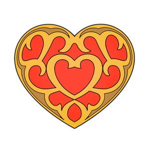 My Nintendo Store TLoZ Heart Container Coaster.png