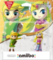 The Wind Waker Toon Link and Zelda amiibo