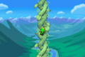 Link climbing a beanstalk