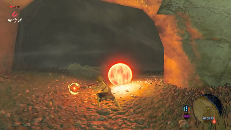 File:BotW Link Using Fire Rod.png